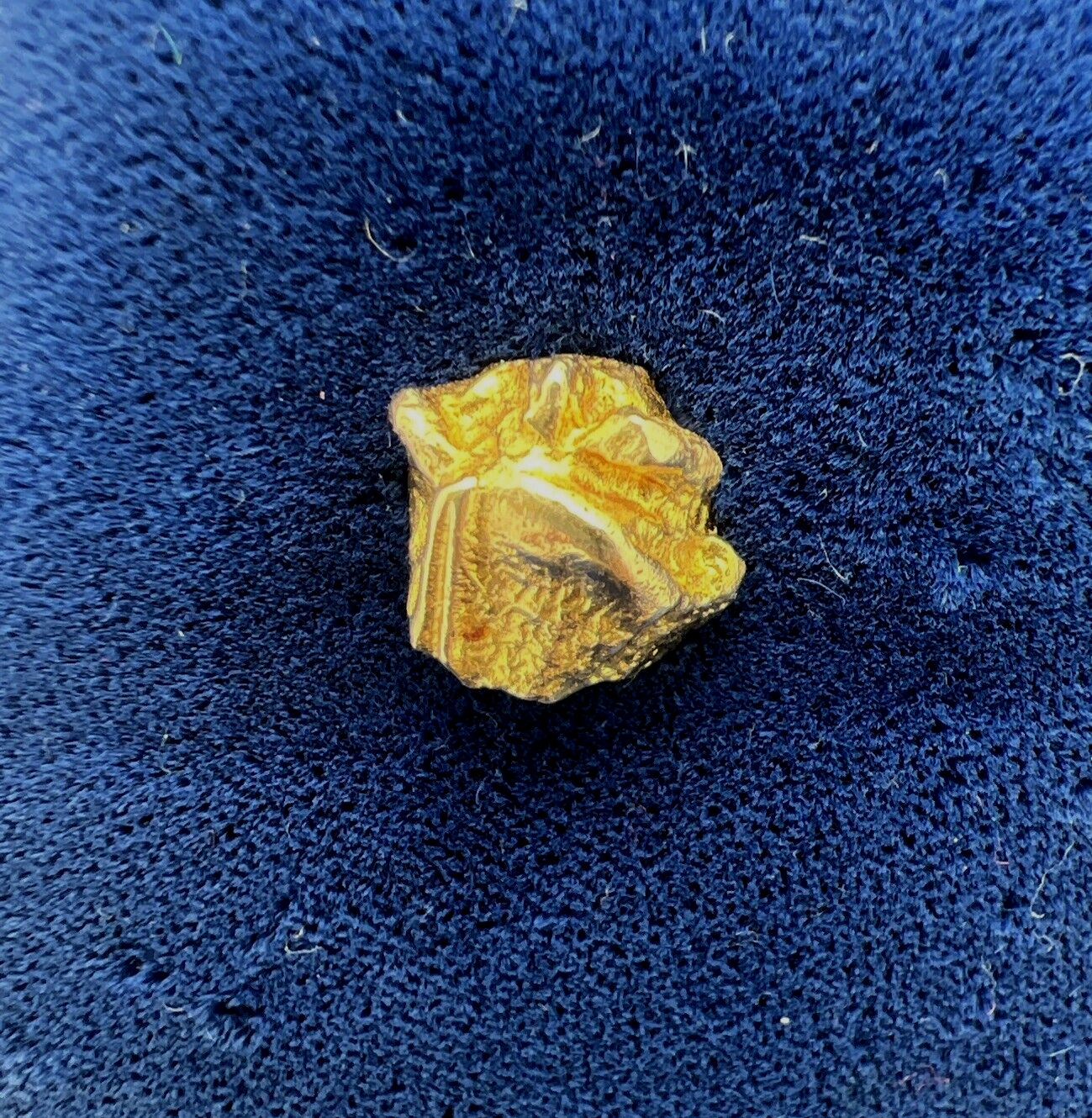14 Karat Yellow Gold Björn Weckström Nugget Stickpin 1986 Lapponia Finland