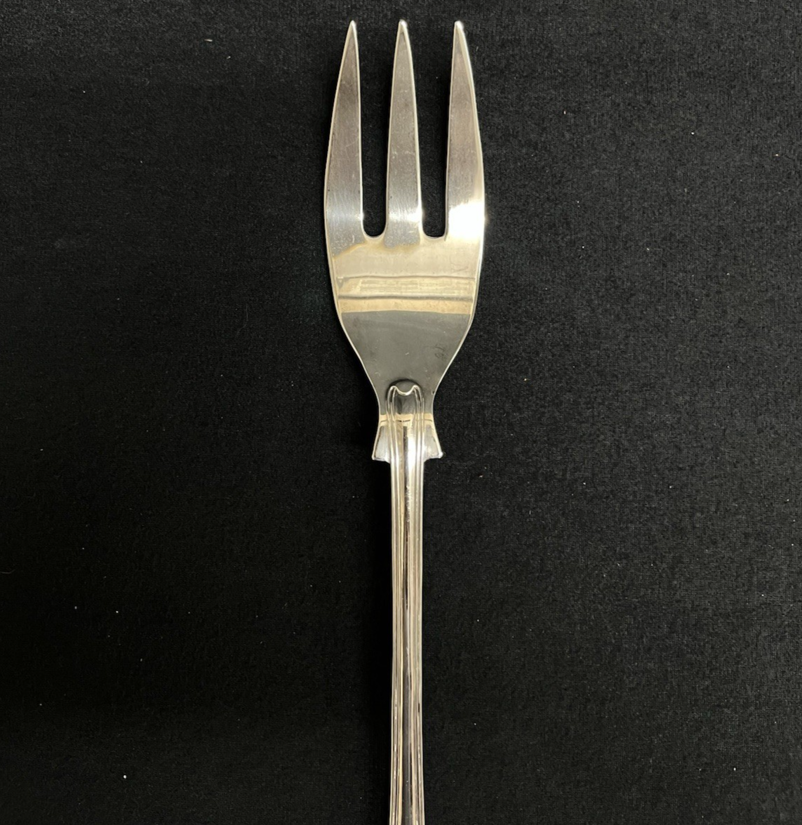 Kings by Sheffield Silverplate 3-Piece Hostess Set Spoon, Fork, and Pasta Server