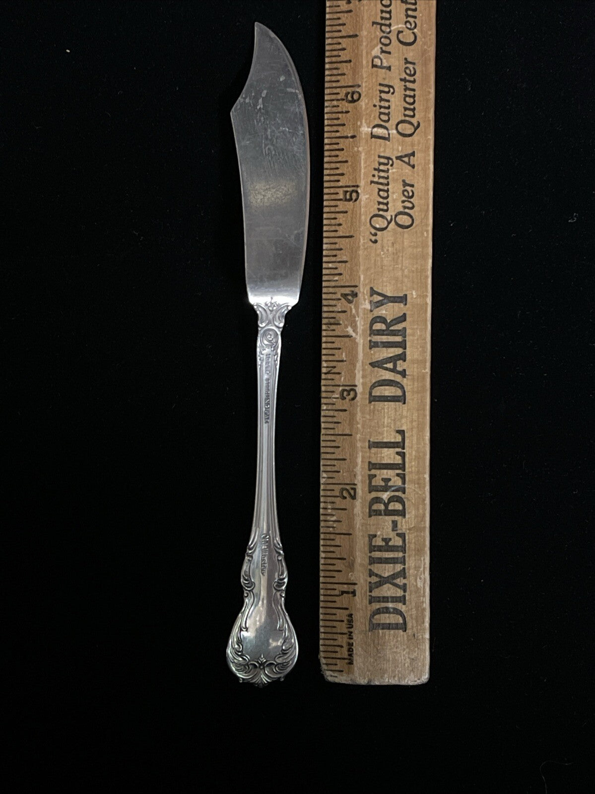 Old Master Towle Flat Master Butter Knife 6 7/8 in 35g Sterling Silver