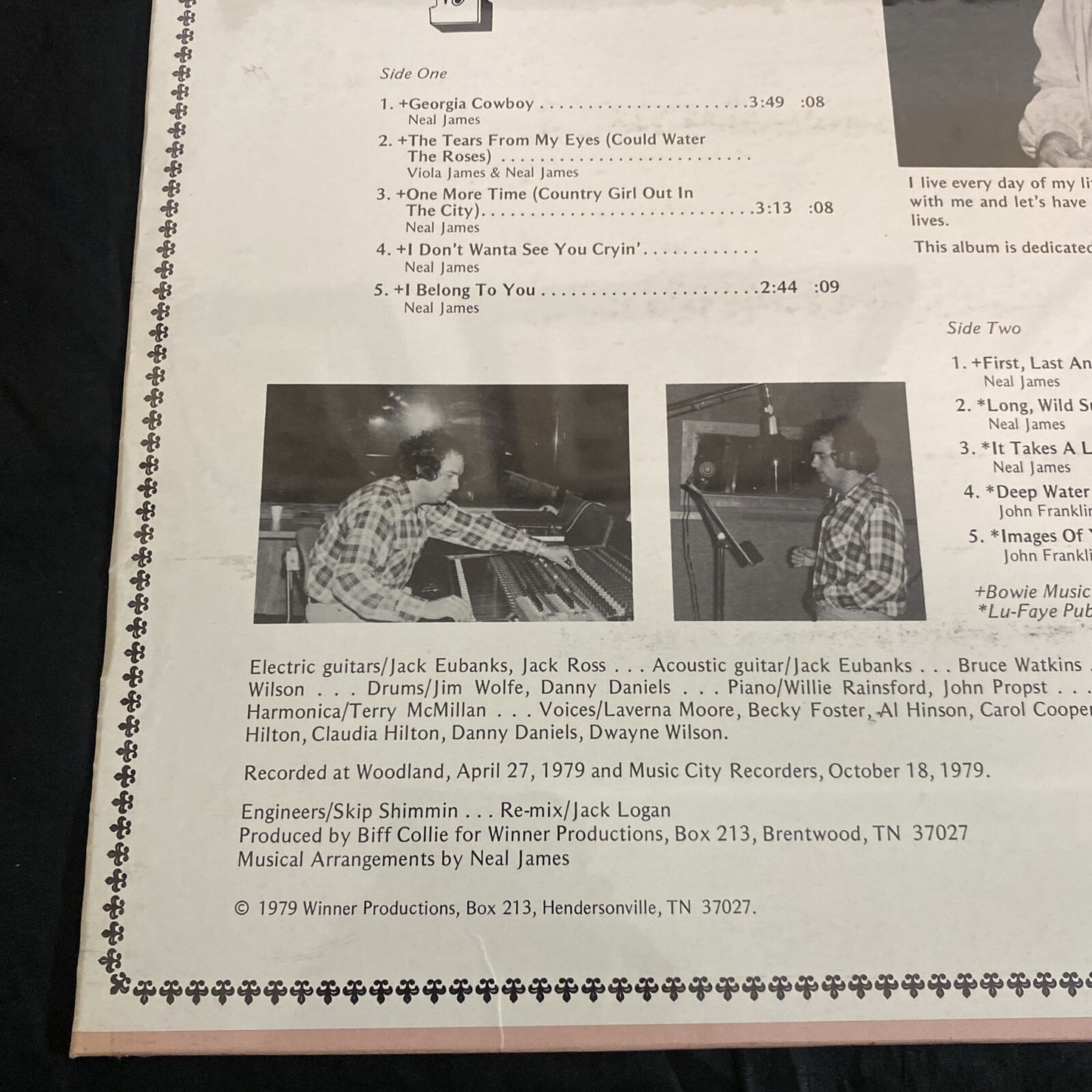 SEALED Neal James "Two Sides Of Neal James" LP Private Soul Funk AL-5010