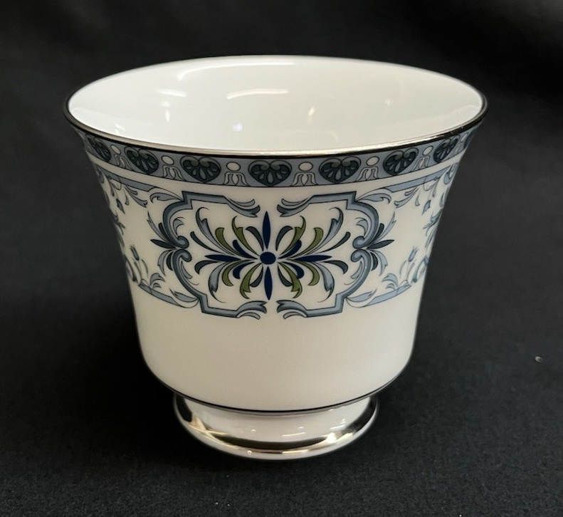 Noritake 2081 Burlington Green & Blue China Footed Cup 3" 20 available