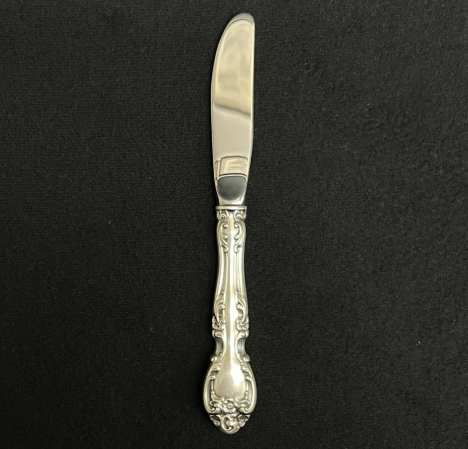 Melrose by Gorham 42.7g Sterling Modern Hollow Butter Spreader 6 1/4 in