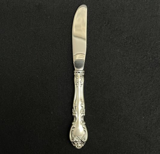 Melrose by Gorham 42.7g Sterling Modern Hollow Butter Spreader 6 1/4 in