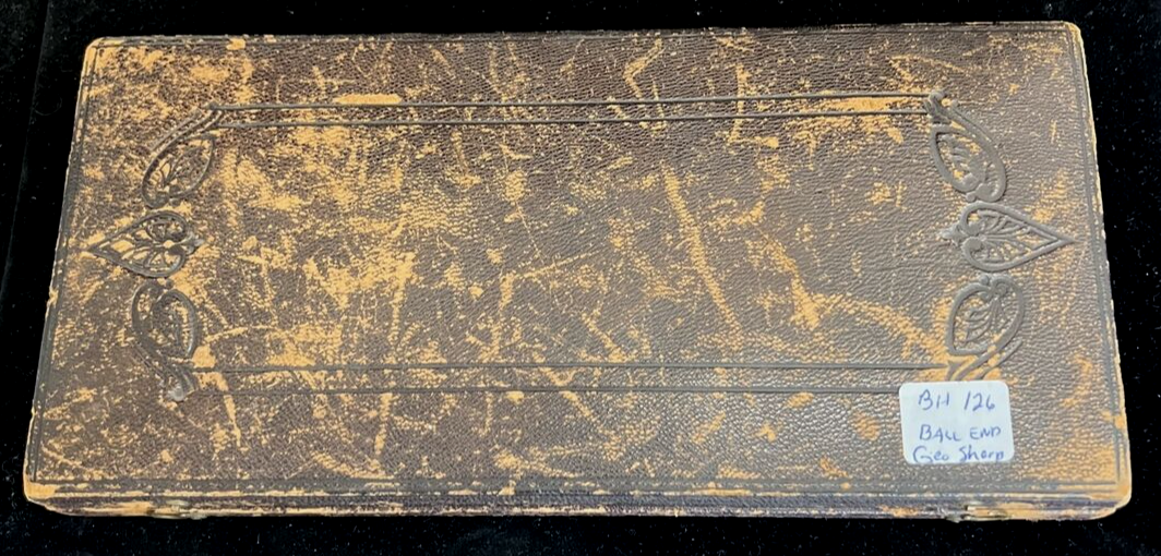 Ball End Demitasse Gilt spoons George Sharp Sterling Silver 1866 Tiffany