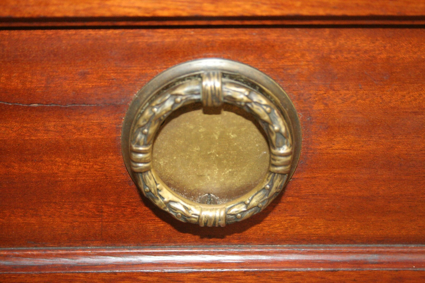 Antique French Chest of Drawers Commode Regency Cabinet Walnut Sideboard Marble