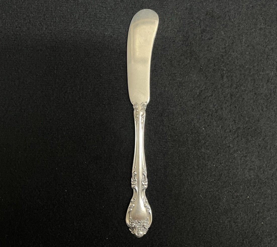 Melrose by Gorham 28.91g Sterling Silver Flat Handle Butter Spreader 5 3/4 in