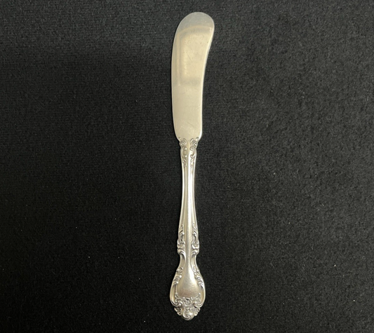 Melrose by Gorham 28.91g Sterling Silver Flat Handle Butter Spreader 5 3/4 in