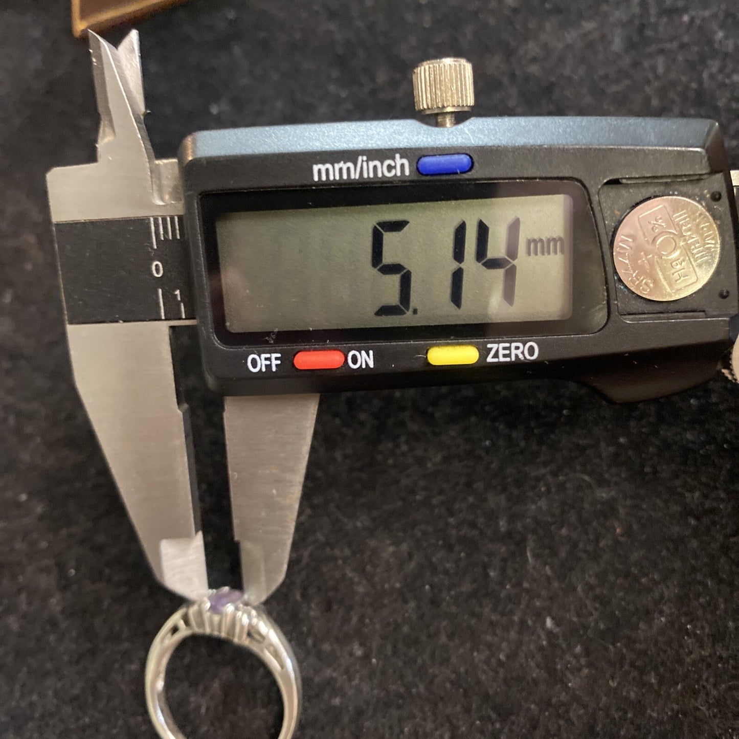 Avon Sterling Silver 925 Amethyst Stone Ring SZ 9.75 3.3g