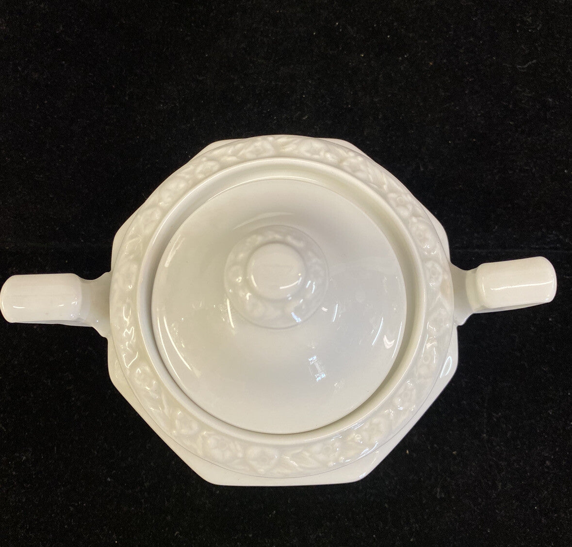 Rosenthal Classic Rose Maria White 6 1/4" Sugar Bowl & Creamer