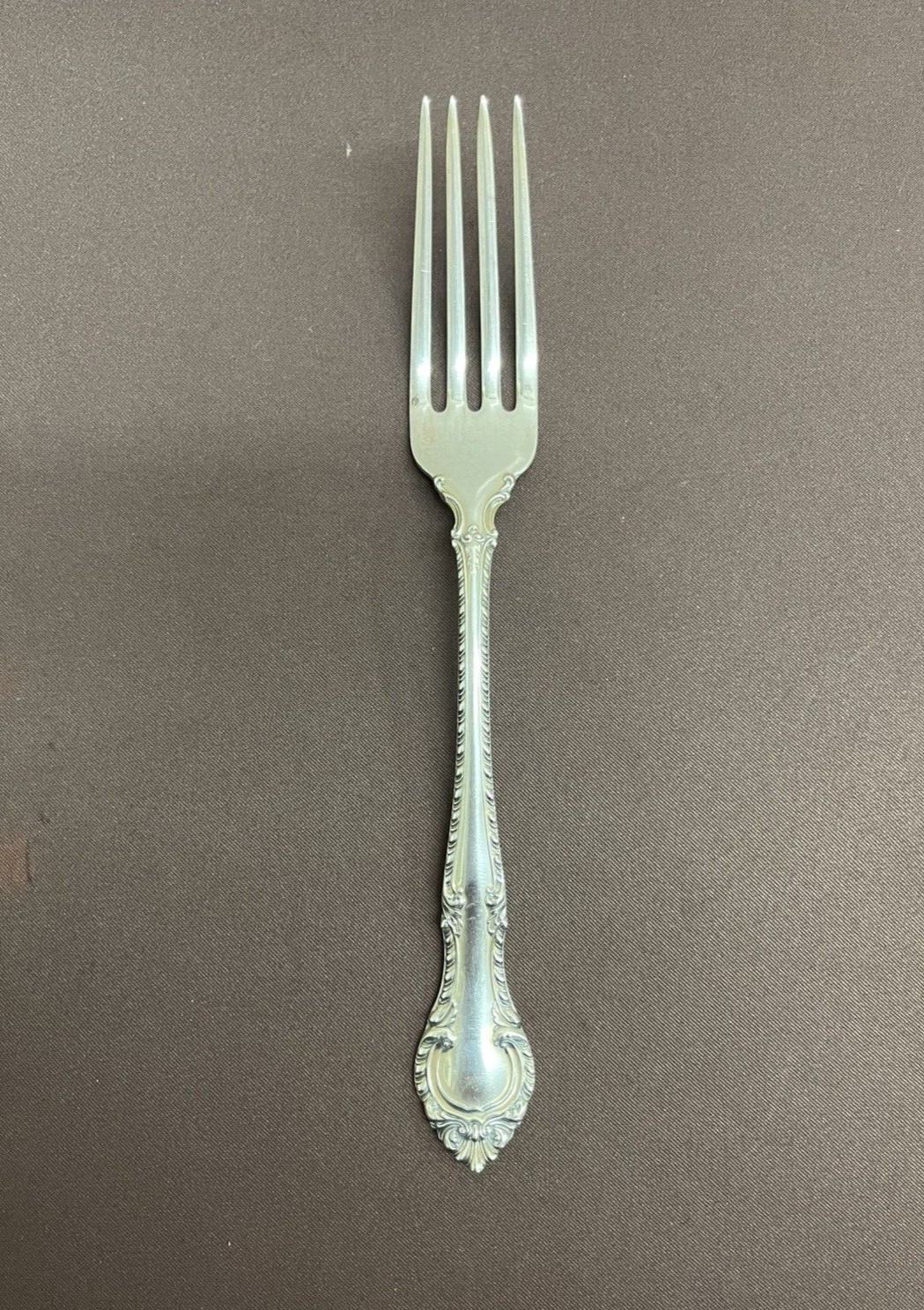 English Gadroon by Gorham 45.7g Sterling Silver Dinner Fork Flatware 7 1/8"