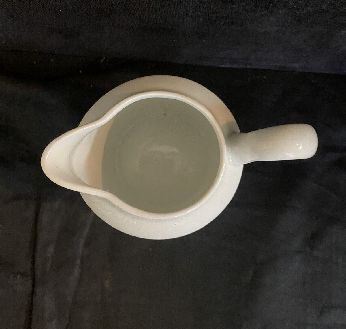 Raynaud Ceralene Crinoline Black Cream & Sugar Set Limoges France 1990 BH235G