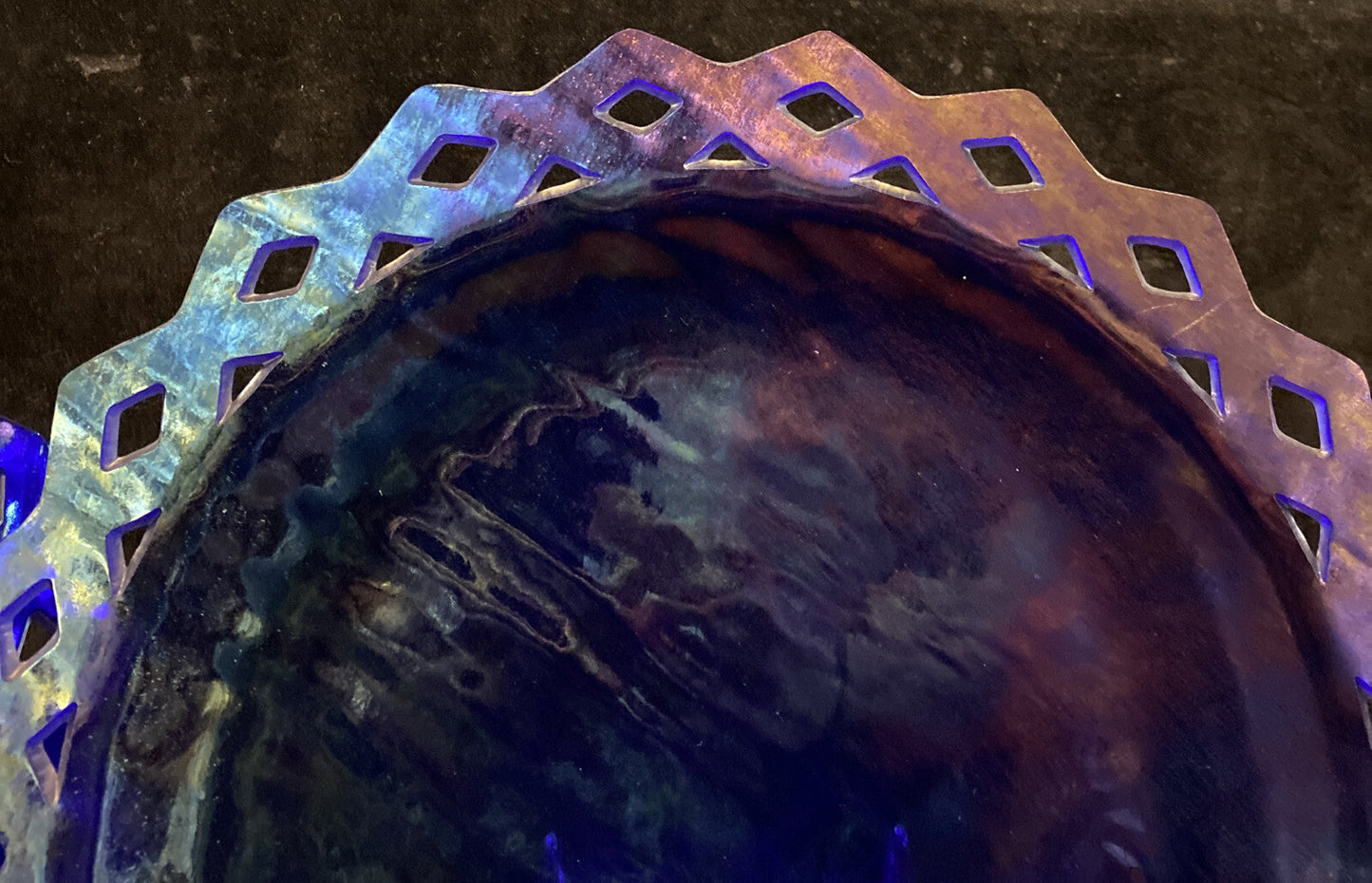 JL Camp Sun Shaped Iridescent Blue Plate & Bowl Set of 11 Bergdorf Goodman