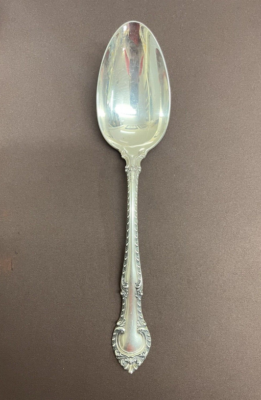 English Gadroon by Gorham78.8g Solid Sterling Silver Serving Spoon 8.5"