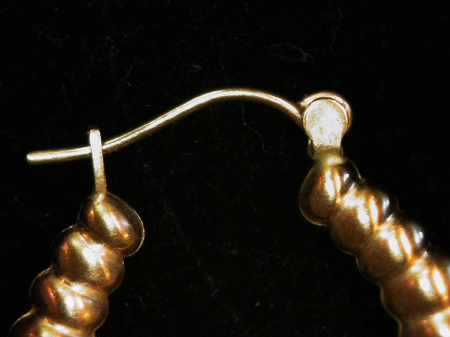 14K Yellow Gold Hoop Earrings 2.4g