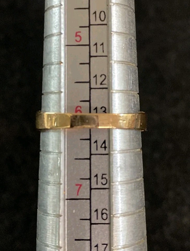 1960's 14K Yellow Gold Large Smoky Topaz Ring Size 6 9.4g