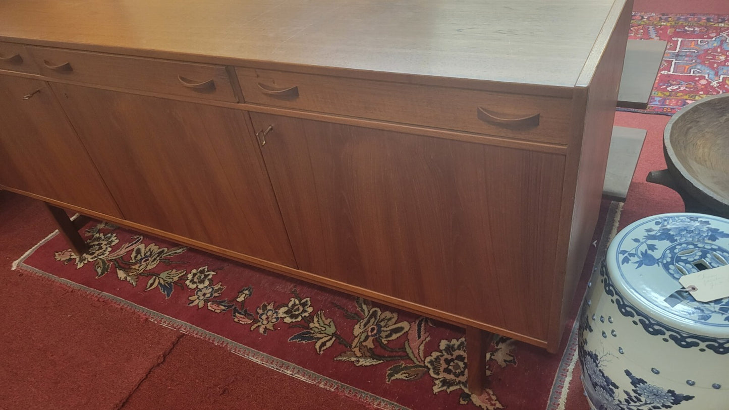 MIDCENTURY MODERN SWEDISH TEAK SIDEBOARD SERVER BUFFET TAGE OLOFSSON ULFERTS 72"