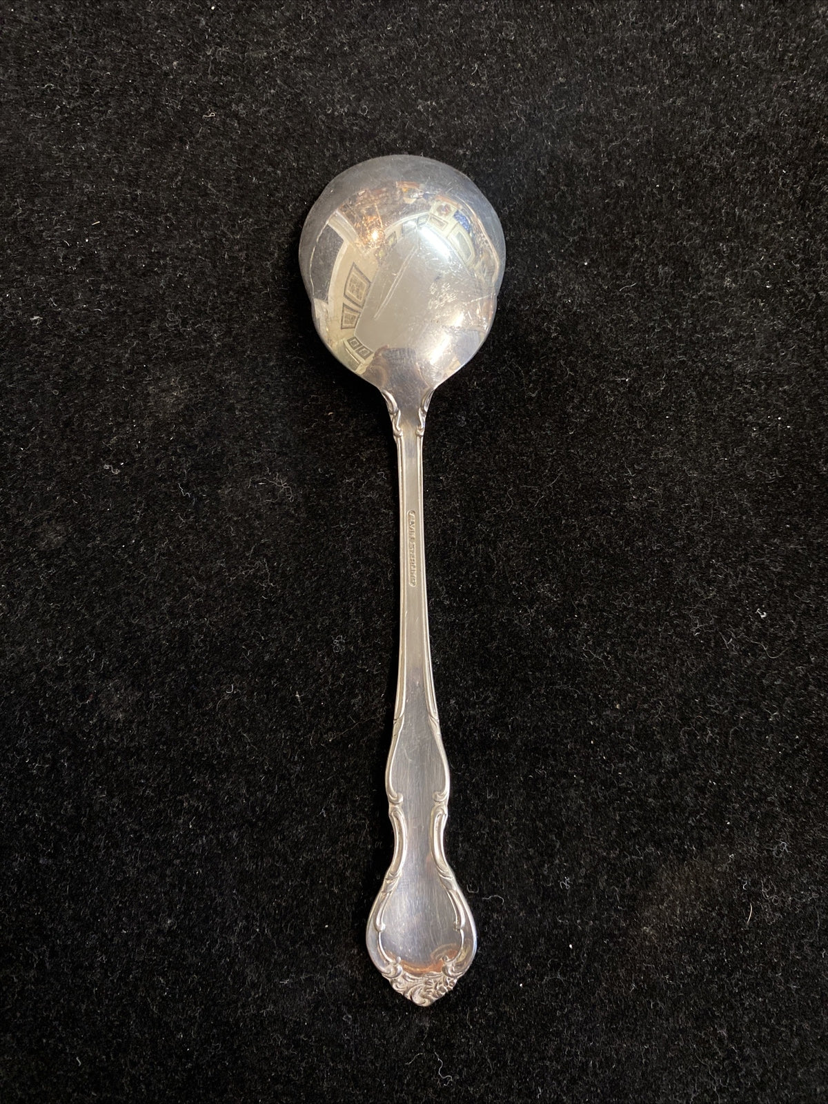 Sterling Silver Alvin  Pirouette 6" Sugar Shell Spoon
