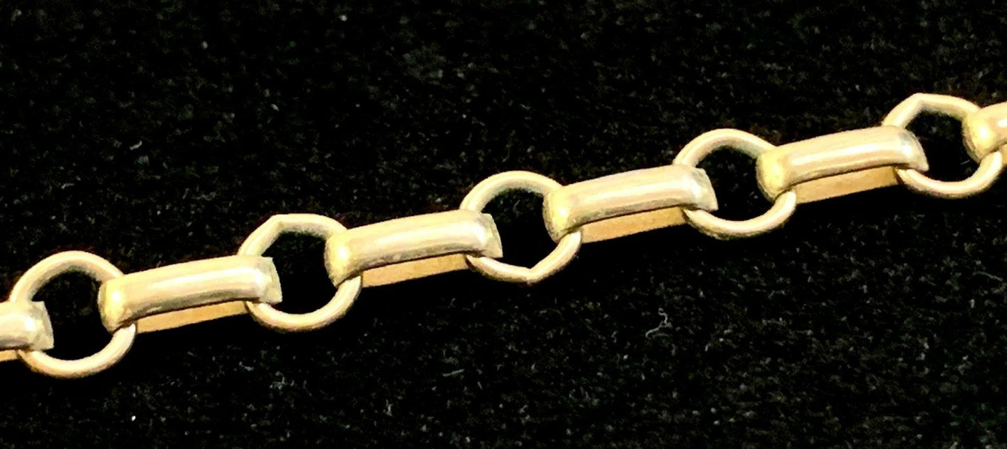 Impressive 1940'S RETRO  GOLD plated Amethyst RHINESTONE  NECKLACE Art Deco 18"