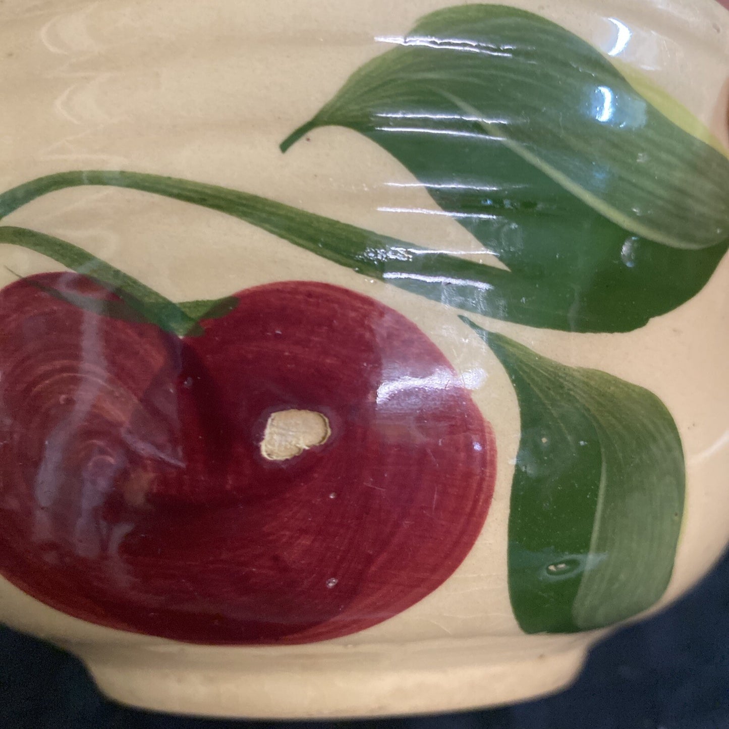 Watt Ware USA Apple 3" Bowl #06 Quality Interstate Lumber Co.