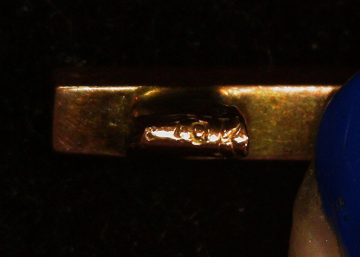 Antique 10k Yellow Gold Baby Beauty Pin 0.7g