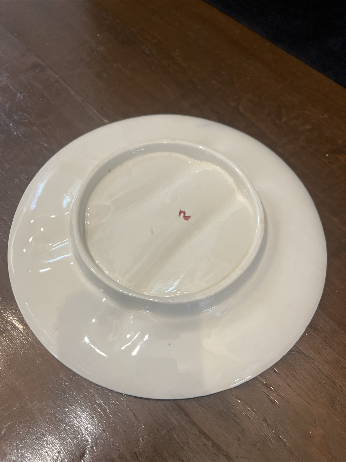 Antique Faience majolica barbotine Asparagus Plate By Creil et Montereau