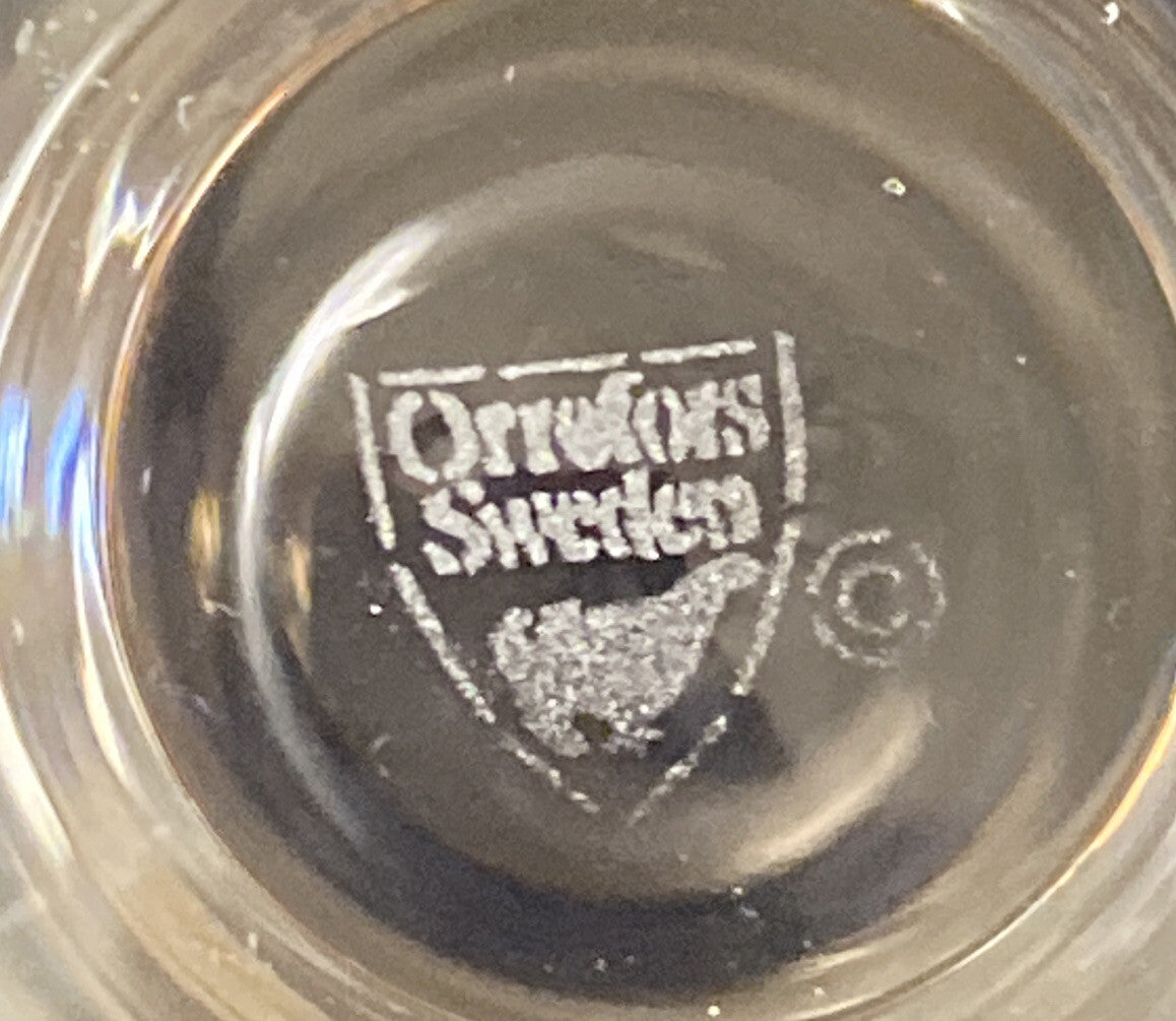 Orrefors Nobel Water Goblet Beer Wine Glass Gunnar Cyrén NIB