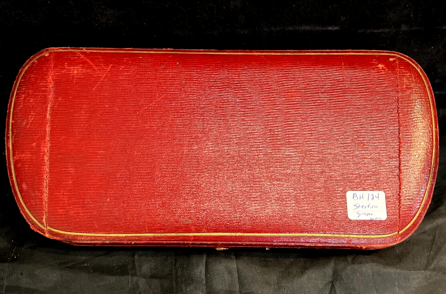 Ornate Gilt 3 Piece Dessert Set F Higgins Sterling Silver London 1896