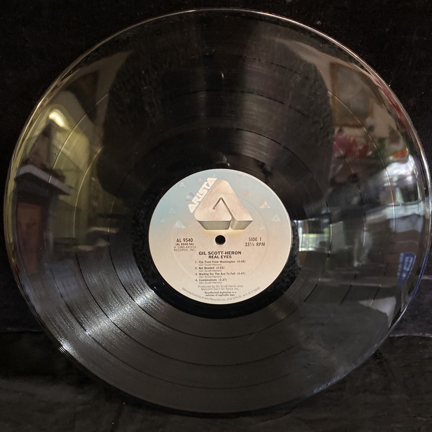 NM 1st PRESS GIL SCOTT-HERON Real Eyes ARISTA LP AL 9540