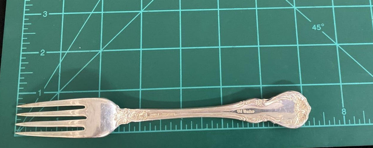 Towle Sterling Old Master 1942 7 1/4" Dinner Fork 5 Avail 52.1g