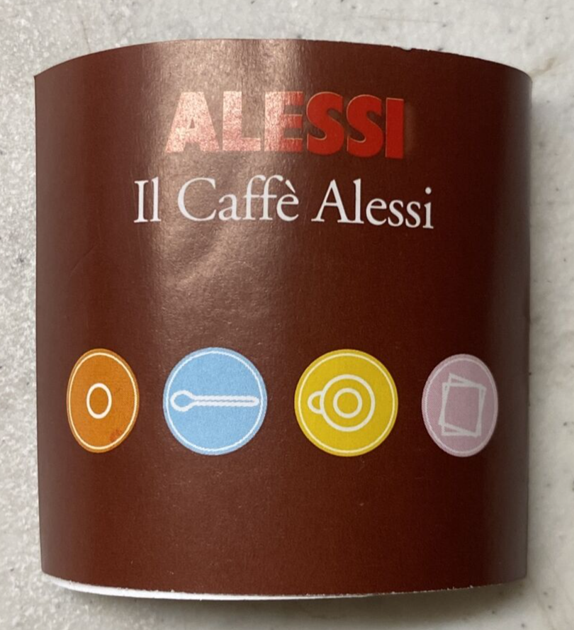 Oficina Alessi Cafe Supple Set 2 ESPRESSO MOCHA CUPS Greg Lynn GL01SET H37