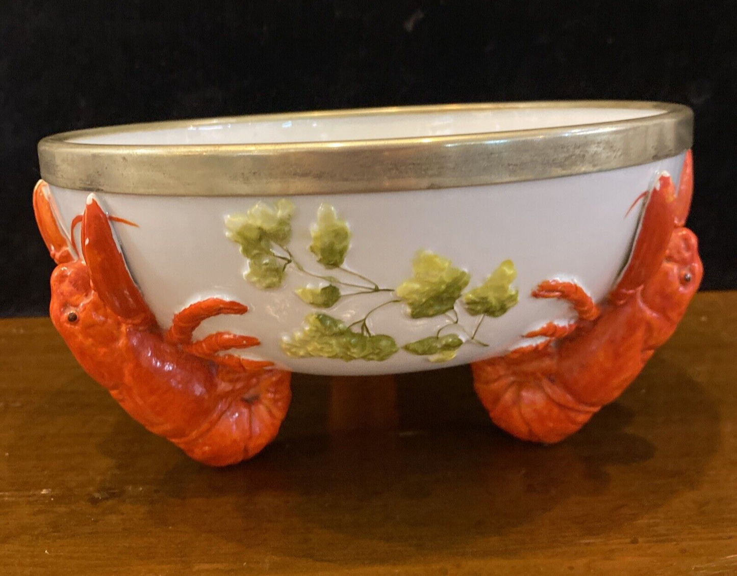 Antique WMF Musterschutz Lobster Serving Bowl circa 1920