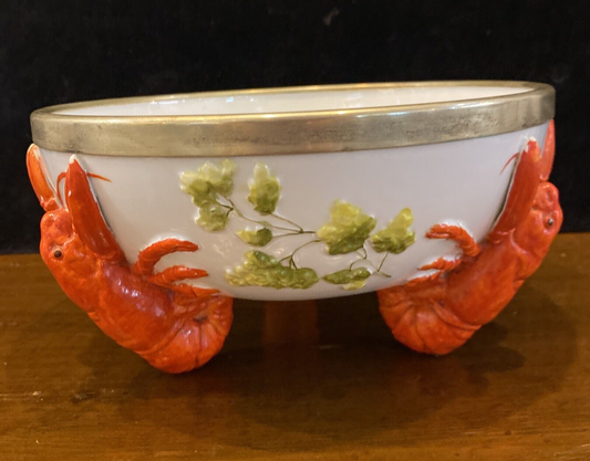 Antique WMF Musterschutz Lobster Serving Bowl circa 1920