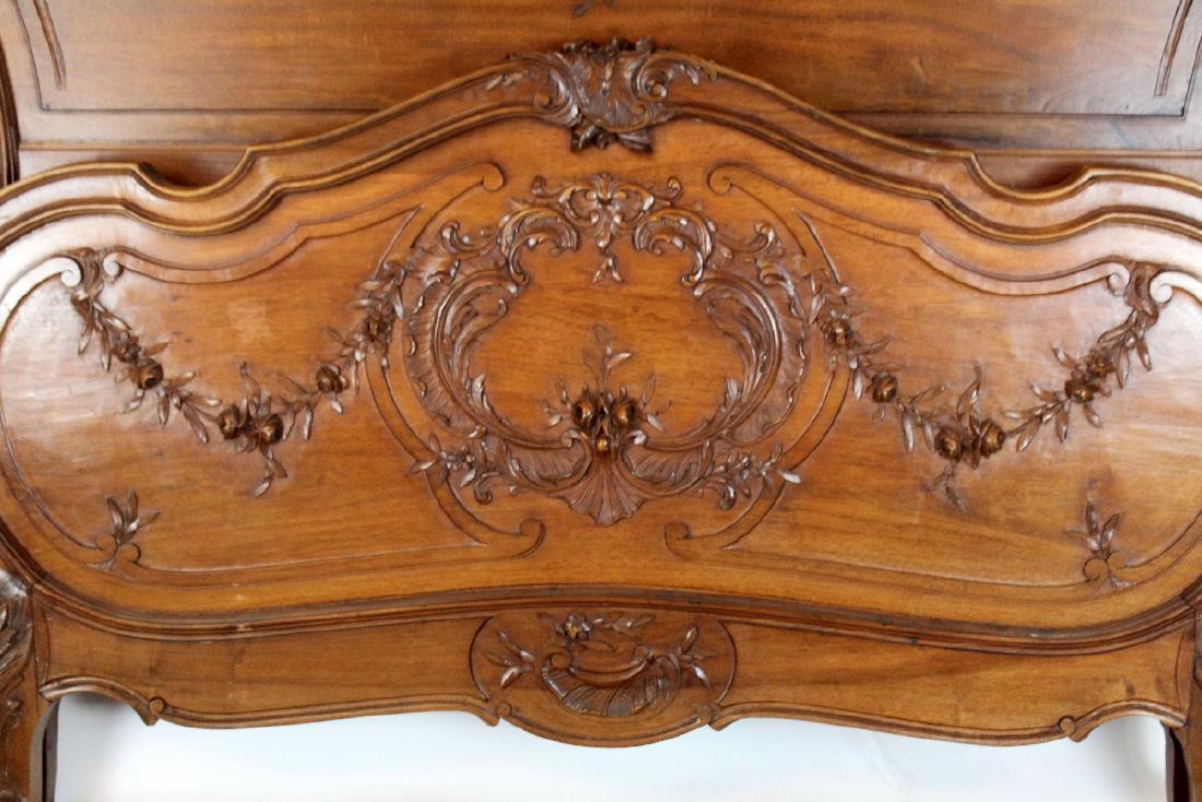 Antique French Provincial Louis XV Carved Cherry Sideboard Chest Cabinet Server