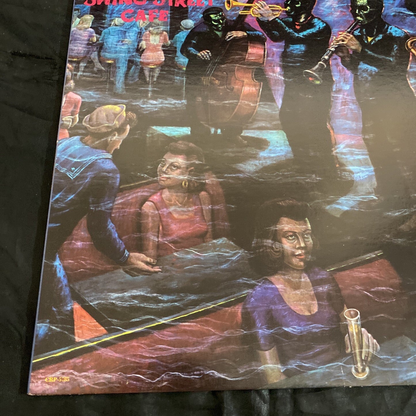 STAMPED RADIO PROMO Joe Sample David T Walker Swing Street Cafe LP 1981