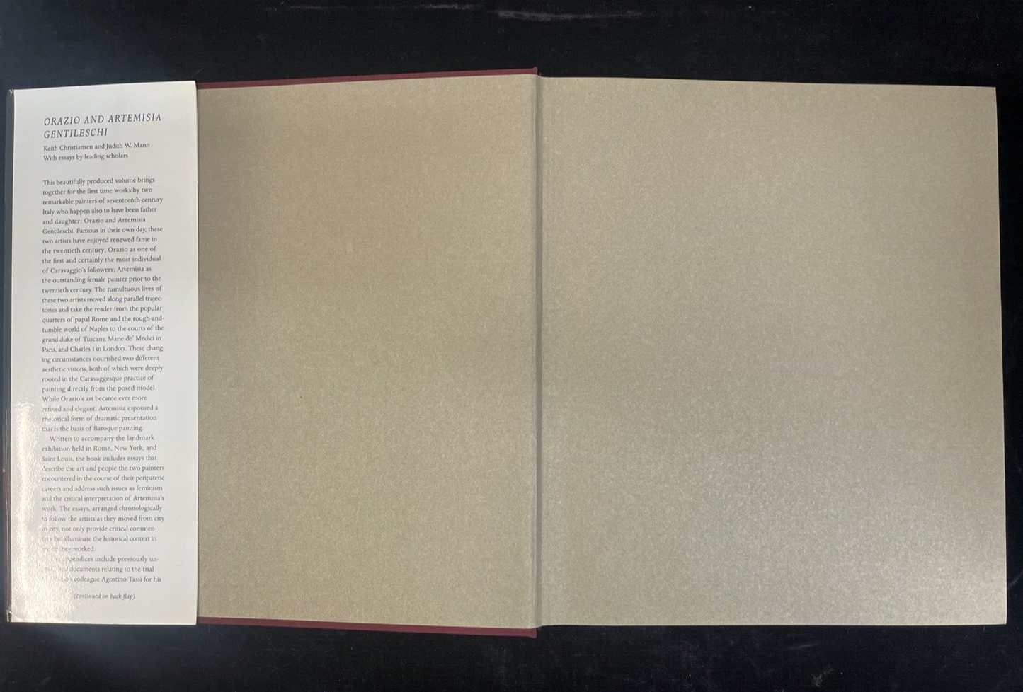 Orazio and Artemisia Gentileschi by Keith Christiansen & Judith W. Mann; 2001