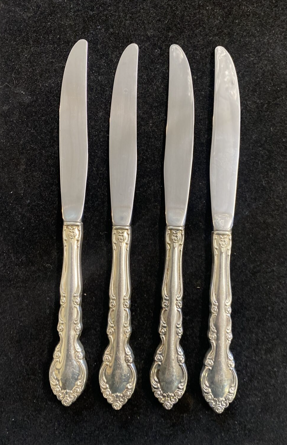 Sterling Heirloom Grandeur Pattern by Oneida 9" Dinner Knife 4 Avail