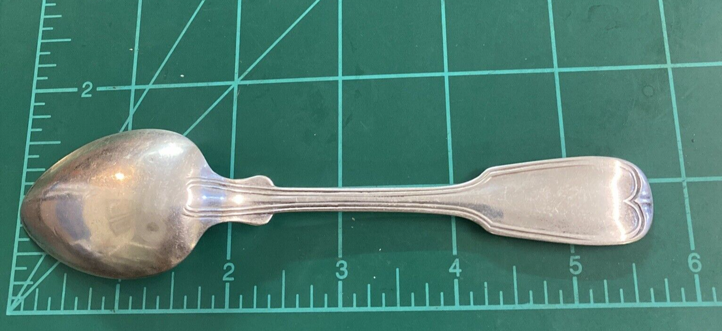 Salisbury & Co. Set of 3 Sterling Monogrammed 5 3/4" Teaspoons 60.44g 1850