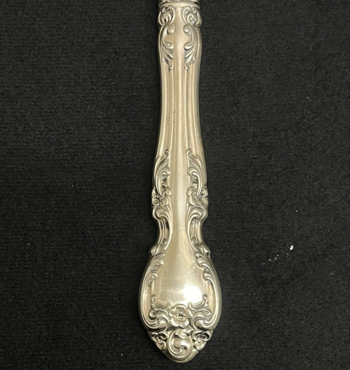 Melrose by Gorham 67.13g Sterling Place Size Knife 9 1/8 in "G" Gorham Mark