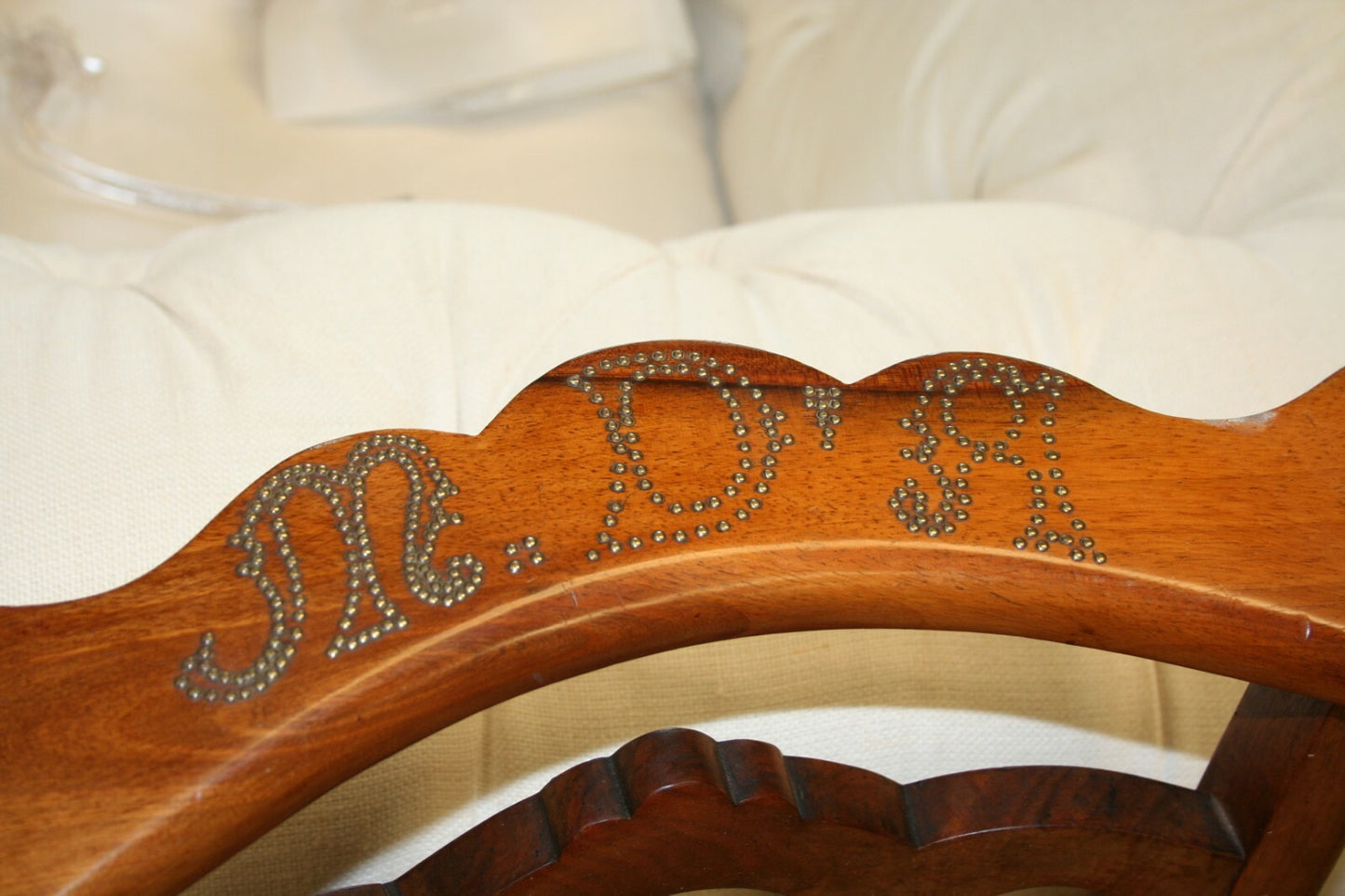 Antique French Walnut Prie Dieu  Prayer Chair Kneeler Religious Catholic  1800's