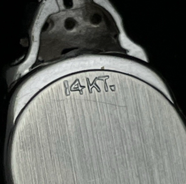 18g Vtg Hamilton Ladies 757 Diamond Watch 14K White Gold 22J Manual Wind Art Dec