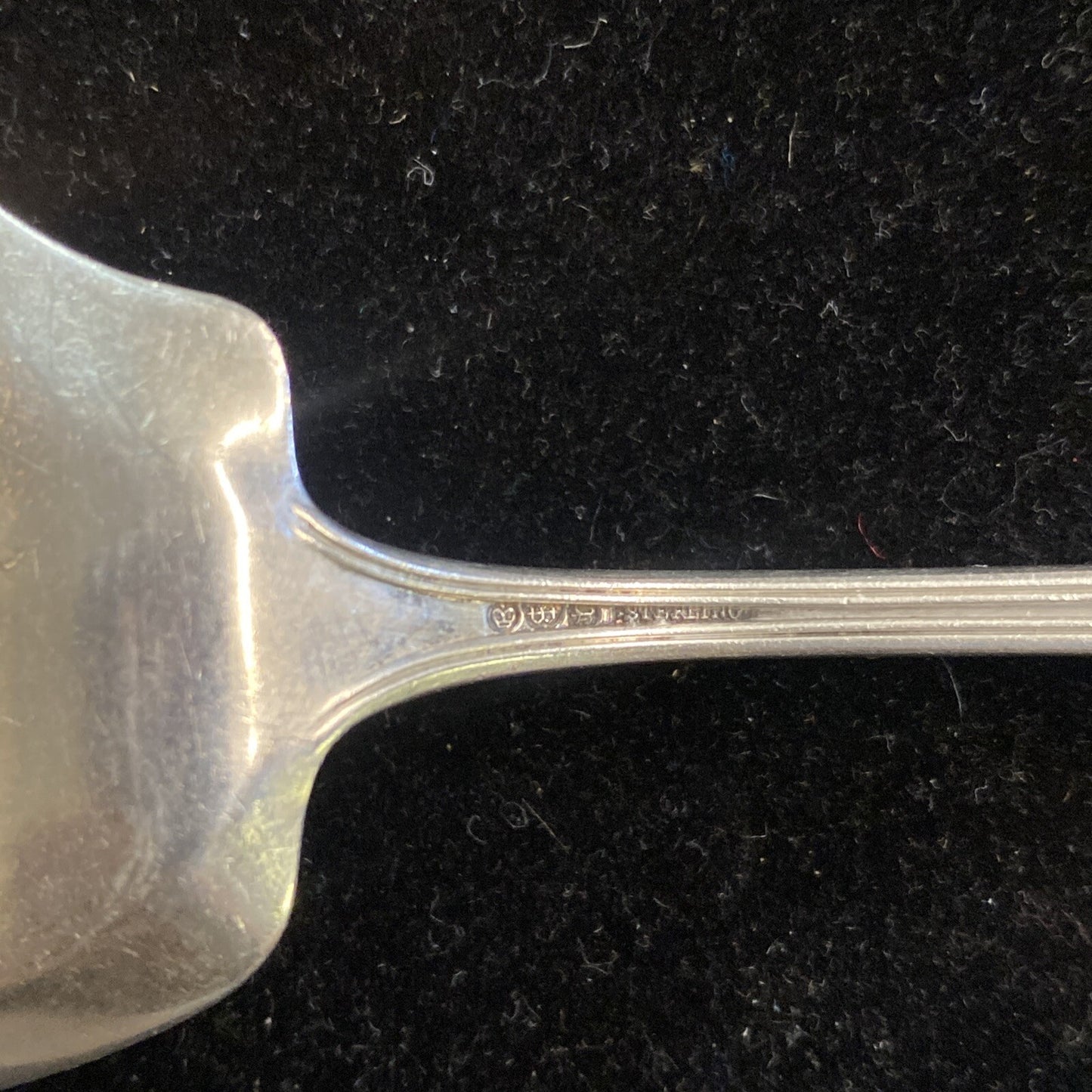 27.1g Sterling Silver Watson MAYFLOWER JELLY SERVER SPOON 7" No Mono