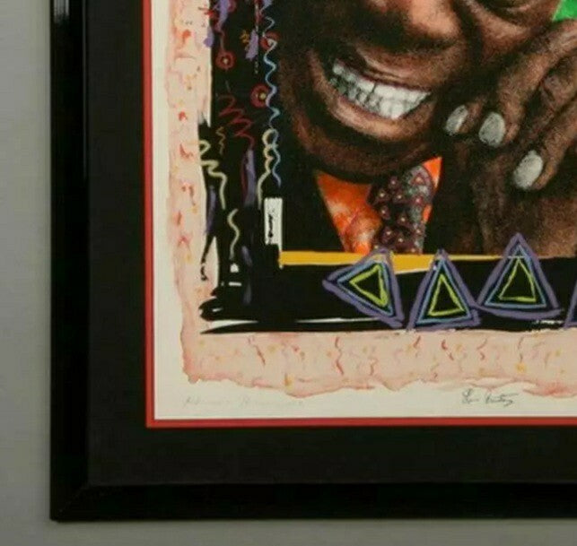 New Orleans Jazz Festival “POPS 1" Louis Armstrong Poster Signed Richard Thomas