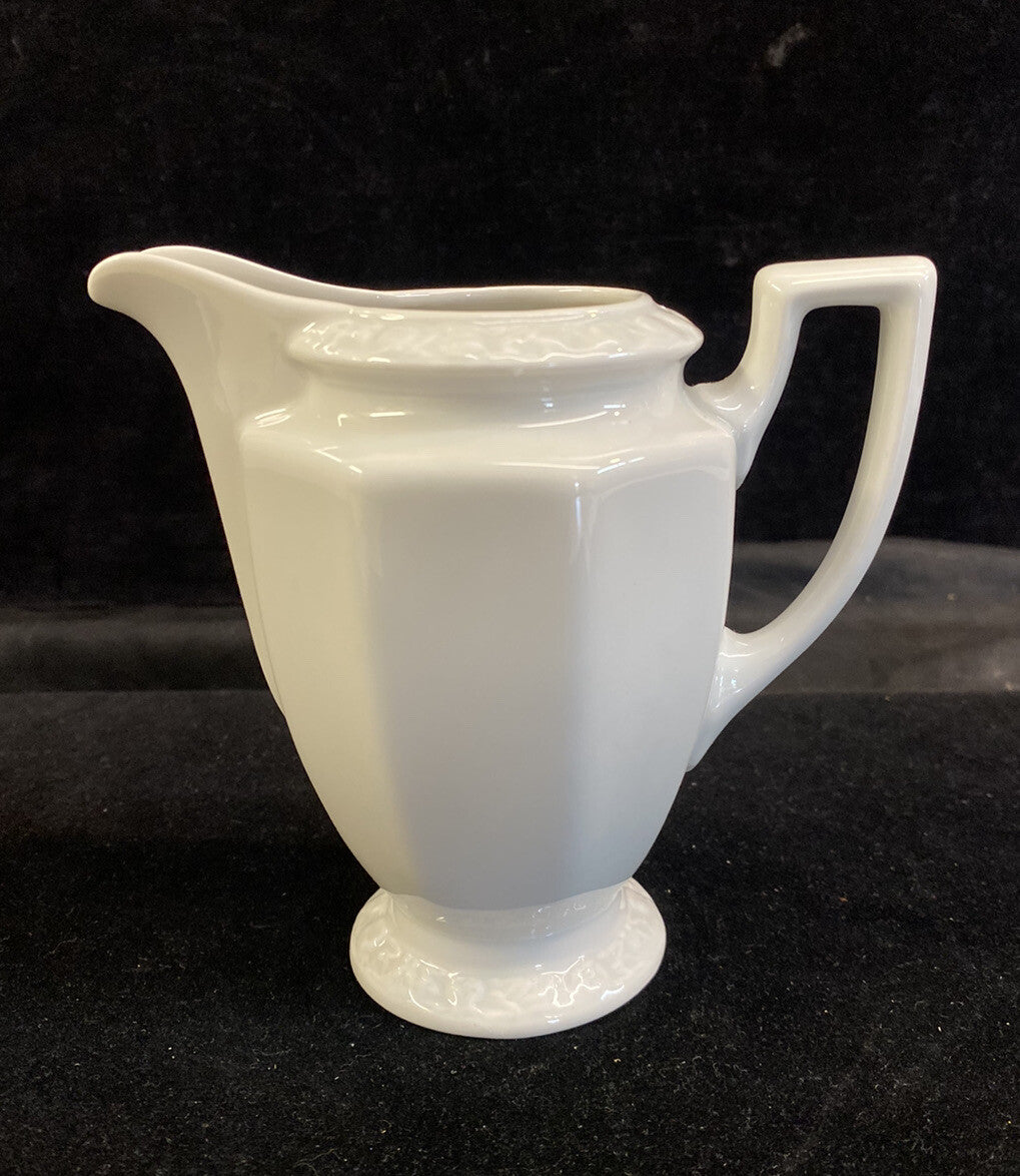 Rosenthal Classic Rose Maria White 6 1/4" Sugar Bowl & Creamer