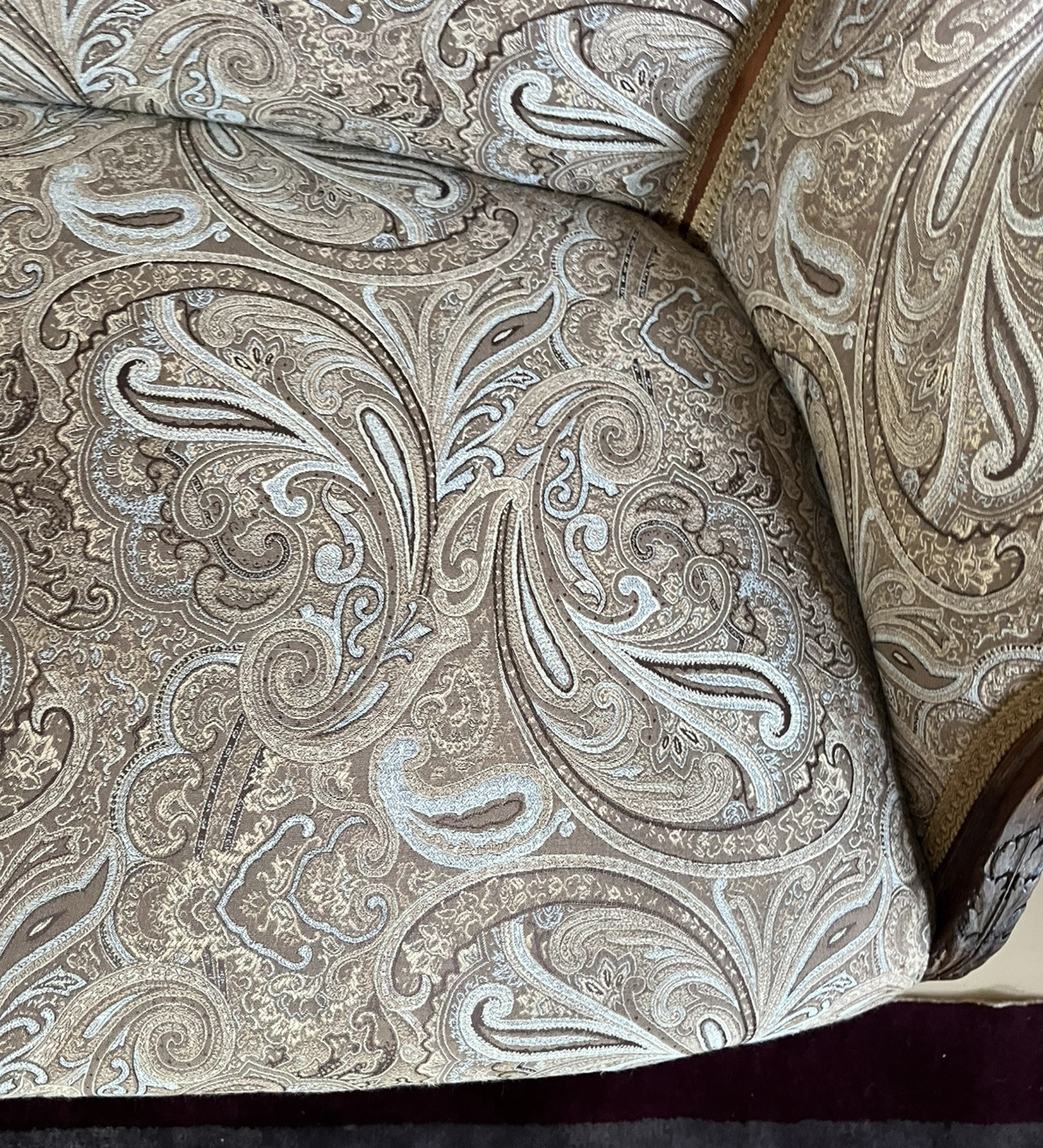 Antique French Walnut Louis XVI Settee Sofa Couch Love seat