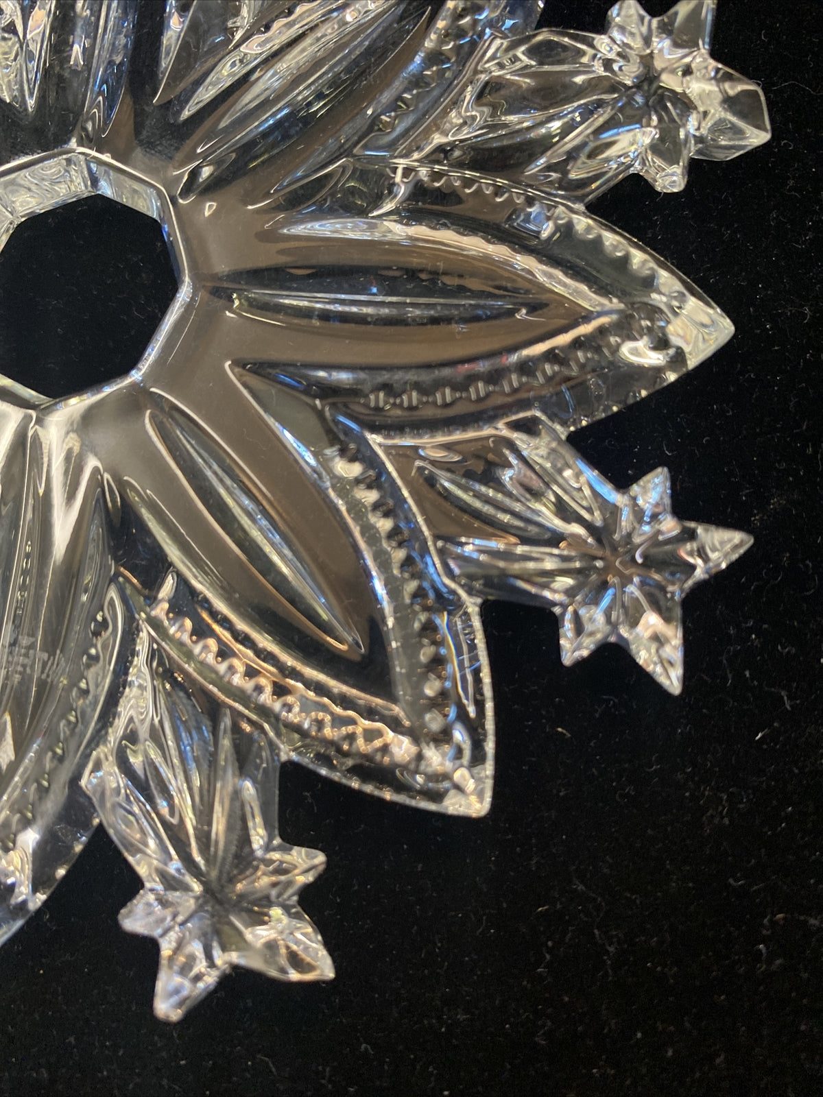 WATERFORD Chrystal 2010 LTD ED. SNOW CRYSTAL ORNAMENT 151916