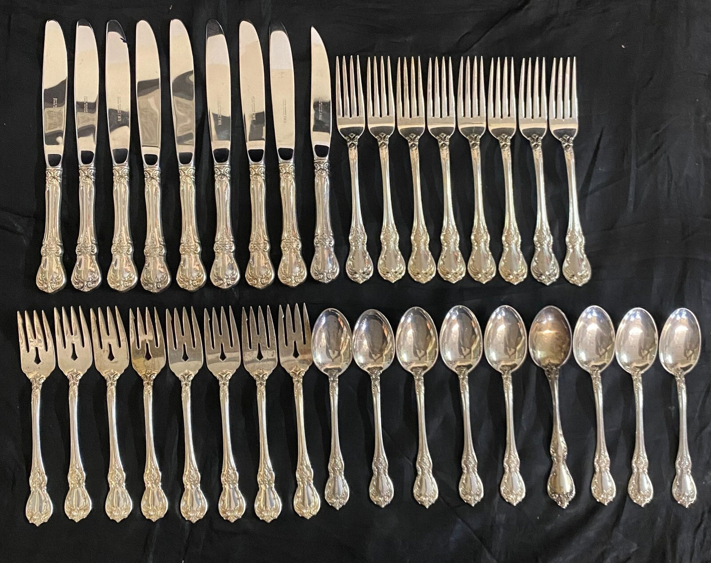 Towle Sterling Old Master 1942 7 1/4" Dinner Fork 5 Avail 52.1g