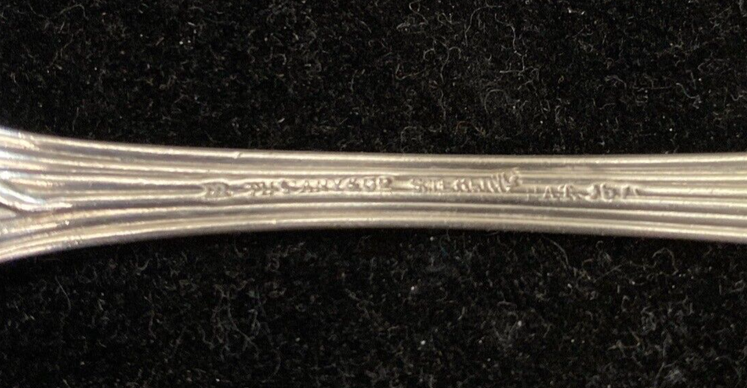 Japanese by Tiffany and Co Sterling Silver Soup Place Spoon 7 1/4" mono  3 avail