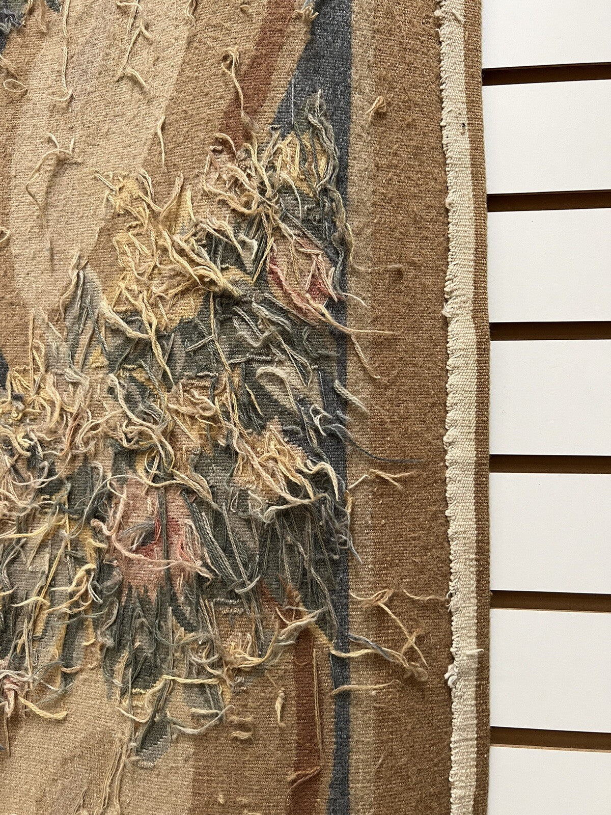 20th Century Aubusson Tapestry Wall Hanging  Hand Tied 9 ft x 6 ft