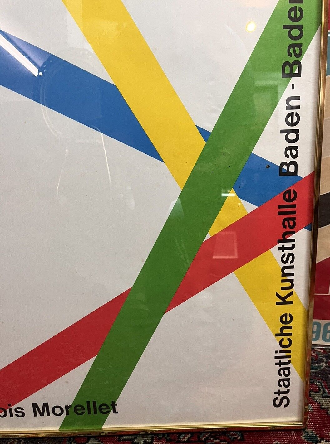 VTG Francois Morellet Berlin Art Gallery 1977 Frank Stella Poster BH72