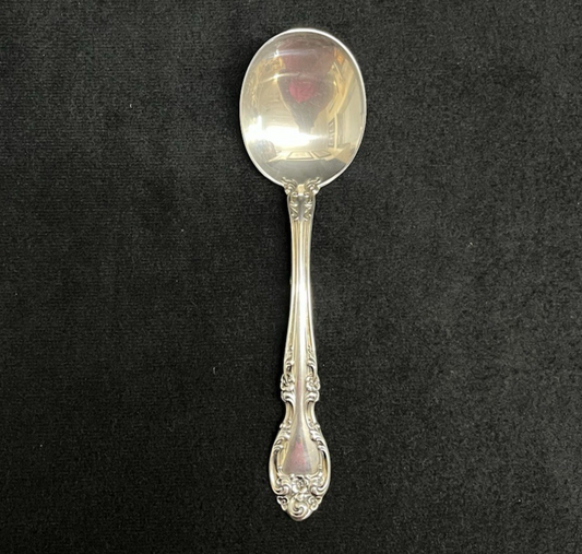 Melrose by Gorham 42.82g Sterling Silver Round Cream Soup Spoon 6 1/4 in